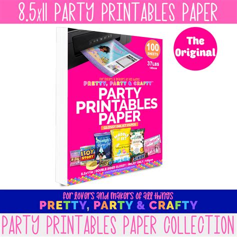 Party Printables Glossy Inkjet Paper
